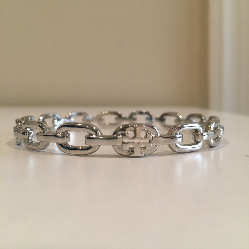 Tory Burch silver bangle
