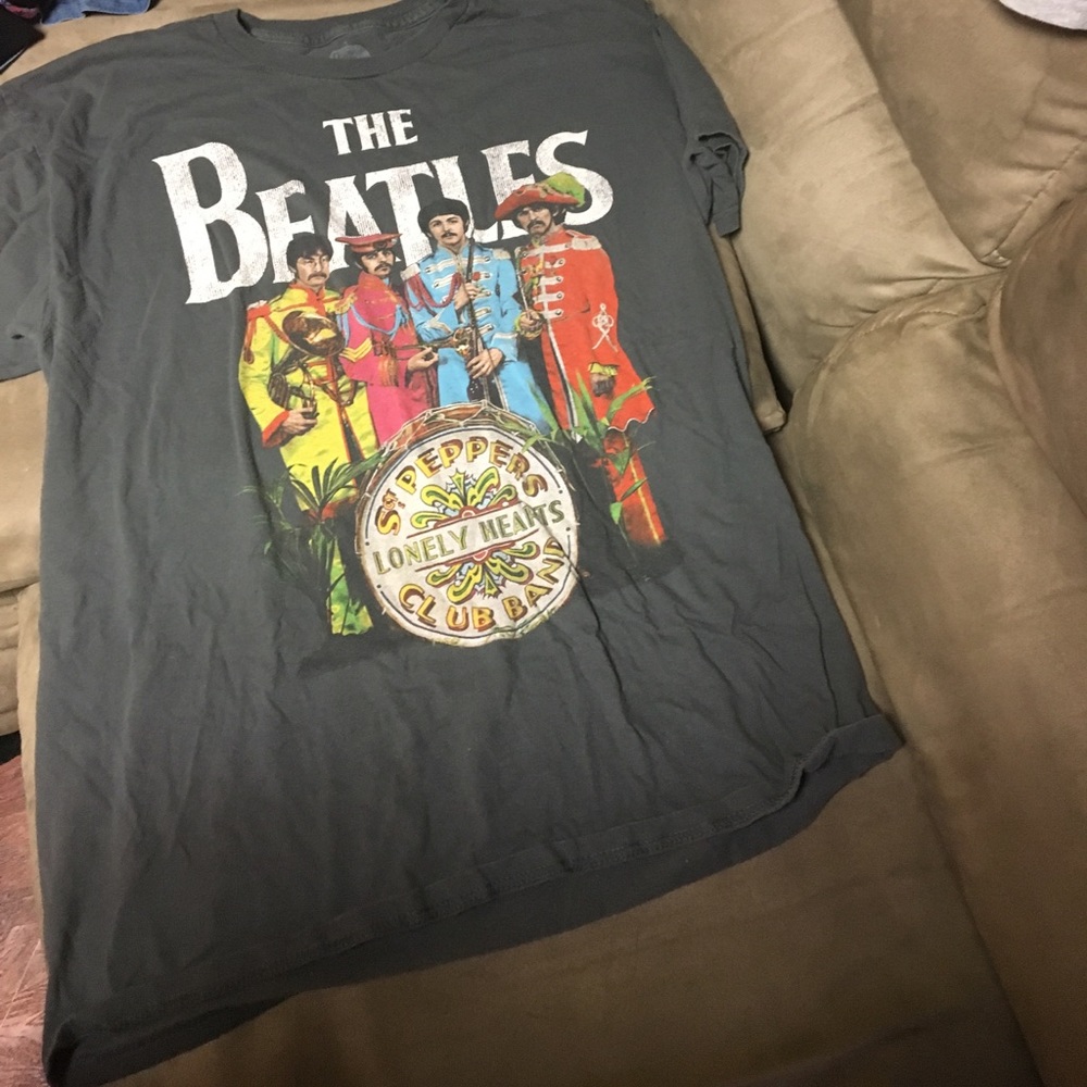 Gently used Beatles tee shirt
