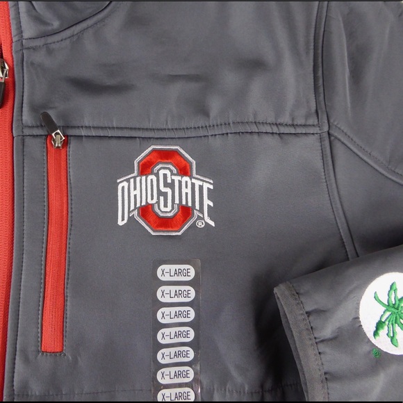 OSU Ohio State Buckeyes Varsity Soft shell Jacket - Picture 3 of 8