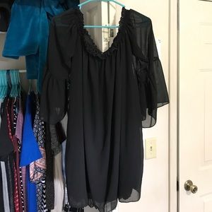 Black semi-formal dress