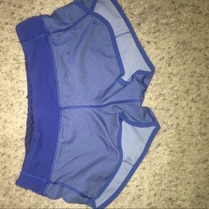 Blue lululemon shorts