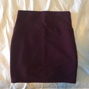 Burgundy skirt from Forever 21. Practically free!!