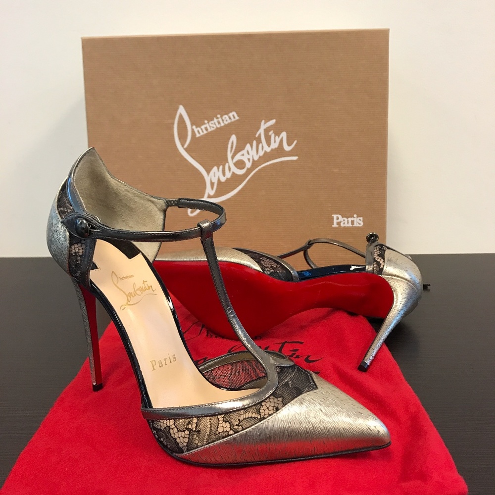 CHRISTIAN LOUBOUTIN  Mrs. Early T-Strap Pumps