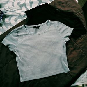 Forever 21 Crop fitted tops