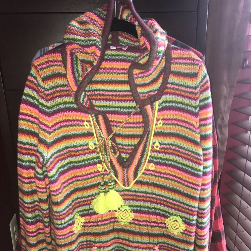 Calypso Cashmere Hoodie Sweater with Pocket