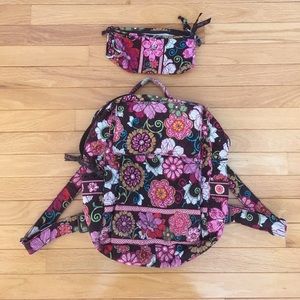 Vera Bradley backpack and pencil case