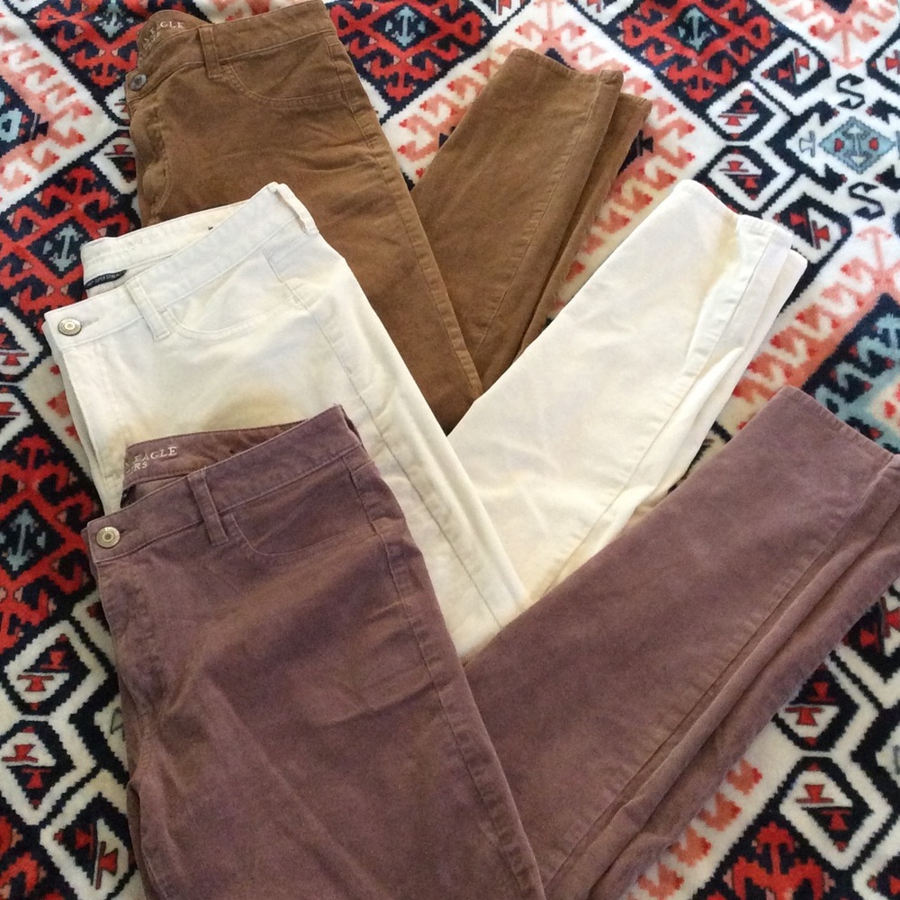 American eagle corduroy Jegging  bundle
