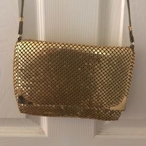 Vintage gold sequin bag