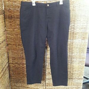 🍭Plus Size Black sz 16P Mens Style Trousers