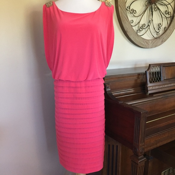 Dress Barn Dresses & Skirts - NWT Dress Barn Size 24W Salmon Cocktail Dress