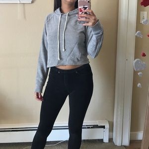 Very basic f21 cropped hoodie