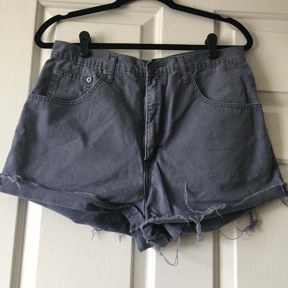 Vintage Guess Purple High Waisted Shorts