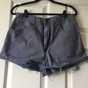 Vintage Guess Purple High Waisted Shorts
