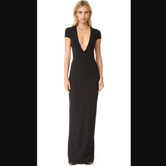 solace london black mason gown