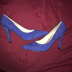 Blue Suede Heels