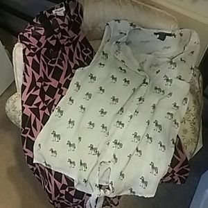 Two tank tops