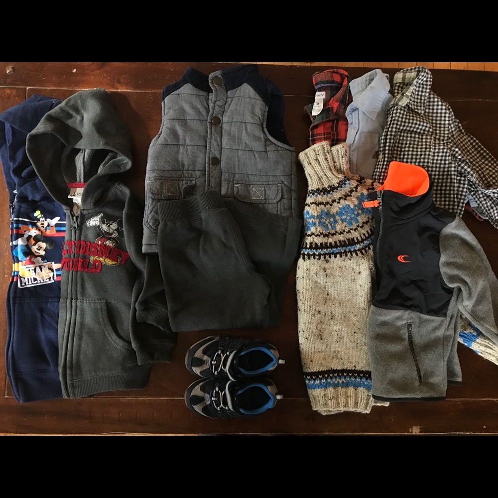 Boys 3T Fall/Winter Lot of Pants, Shirts, & Jacket