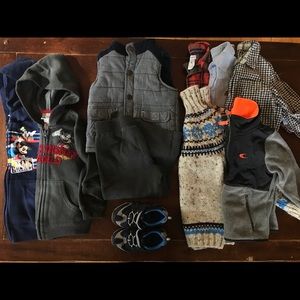Boys 3T Fall/Winter Lot of Pants, Shirts, & Jacket