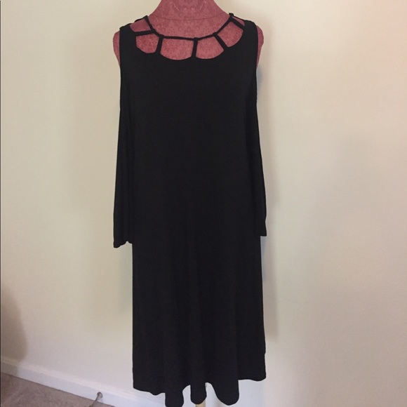 Top Fashion NY Dresses & Skirts - Coldshoulder LBD