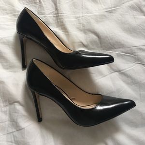 Zara Black Genuine Leather Pumps