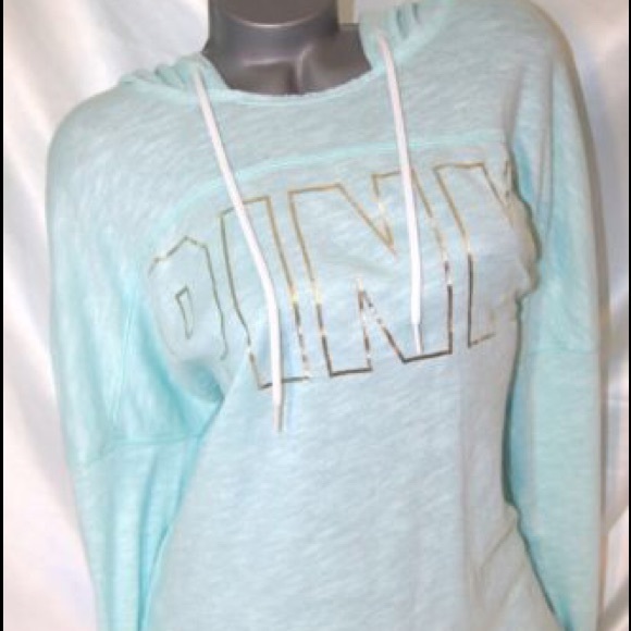 PINK Victoria's Secret Tops - VS PINK keyhole back hoodie