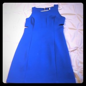 Royal blue cocktail dress