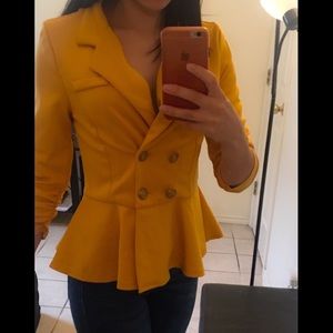 Peplum blazer