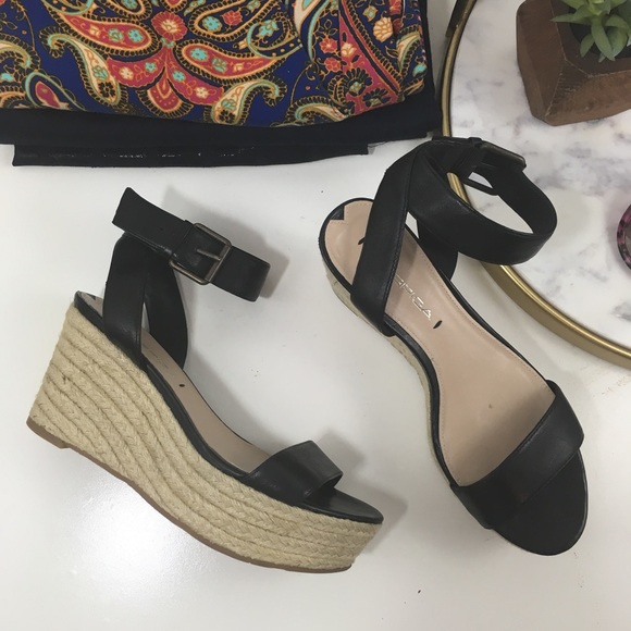 Via Spiga Shoes - Via Spiga•Leather Espadrille Platforms