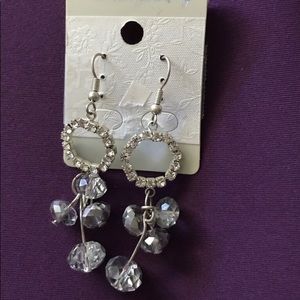Crystal dangle earrings