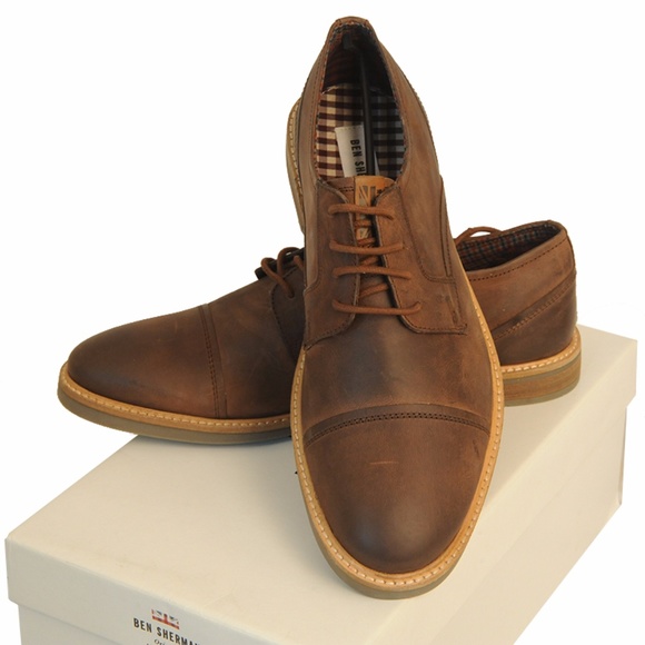 Ben Sherman Other - Ben Sherman Original Luke Cap Toe Distressed