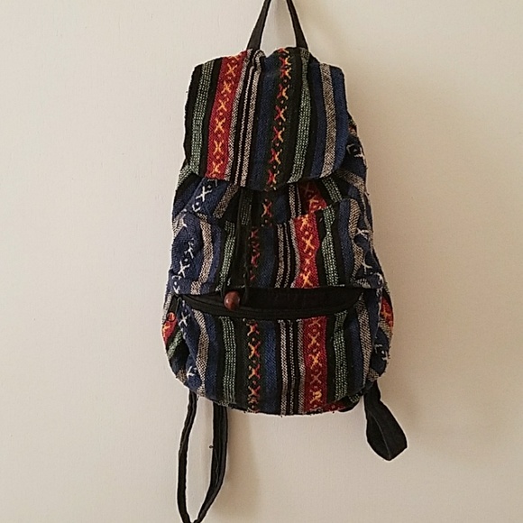 boho mini backpack