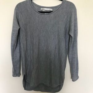 Knit tunic pullover sweater