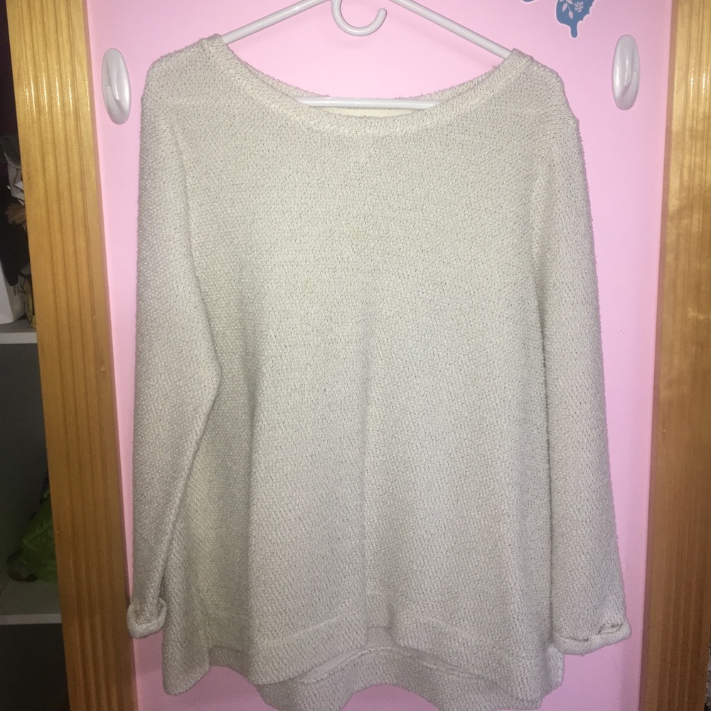 Oversized Light Grey H&M Sweater