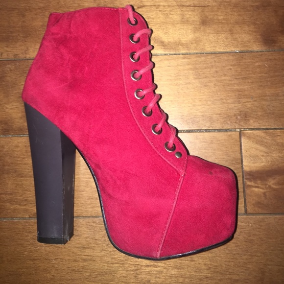 Red Booties - Picture 2 of 2