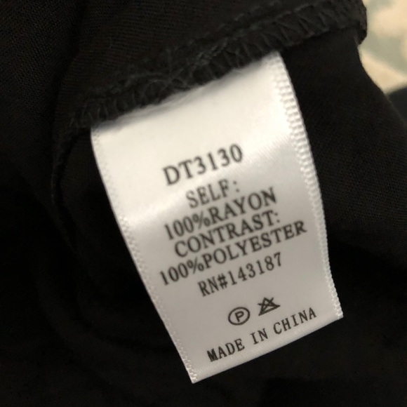 Taylor Black Lace Button Down Blouse - Picture 4 of 4