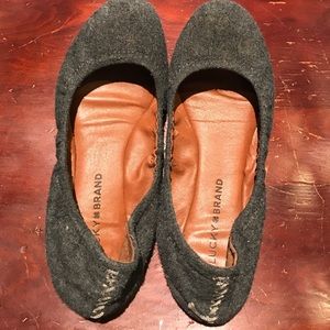 Charcoal Lucky Brand Emmie Flats