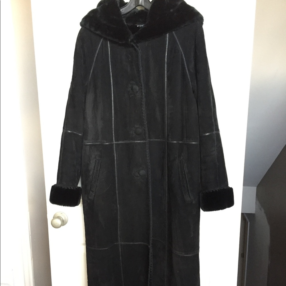 Marvin Richards Women's Leather Trench Coat