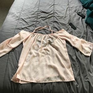 Cross-strapped shirt