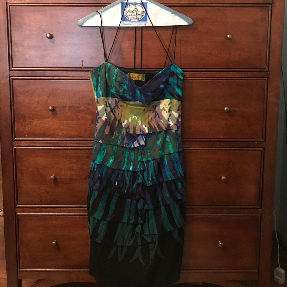 Nicole Miller patterned dress