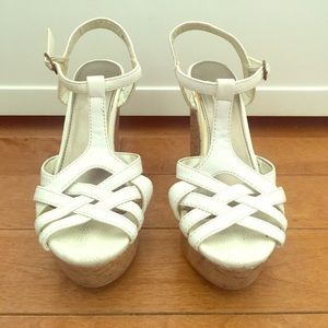 White wedges