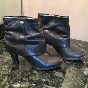 Ankle Black Heeled Boots