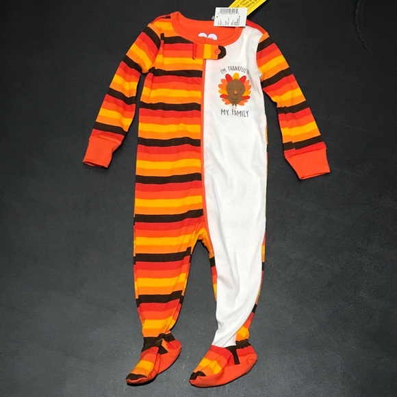 Thanksgiving footie pajamas Clearance