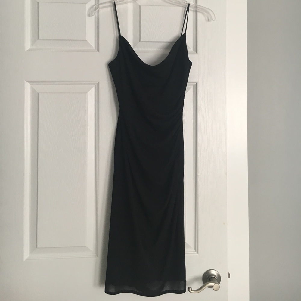 Black cocktail dress