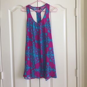Fun pink dress!