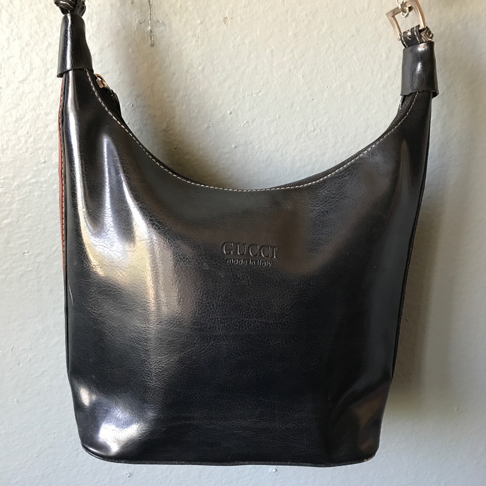 Gucci Authentic Vintage Leather Satchel