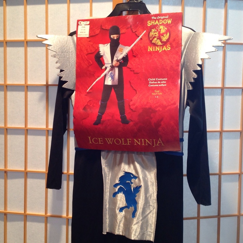 Ice Wolf Ninja Costume