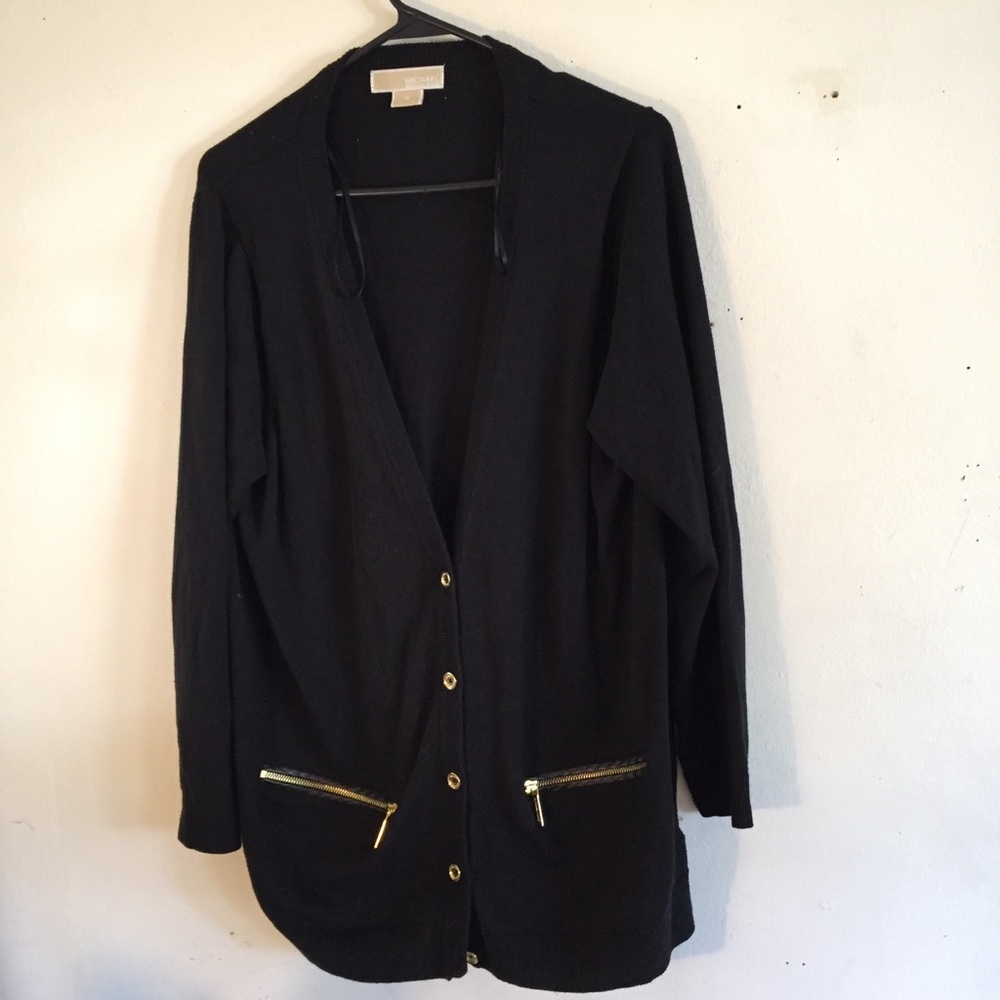 black michael kors cardigan💛