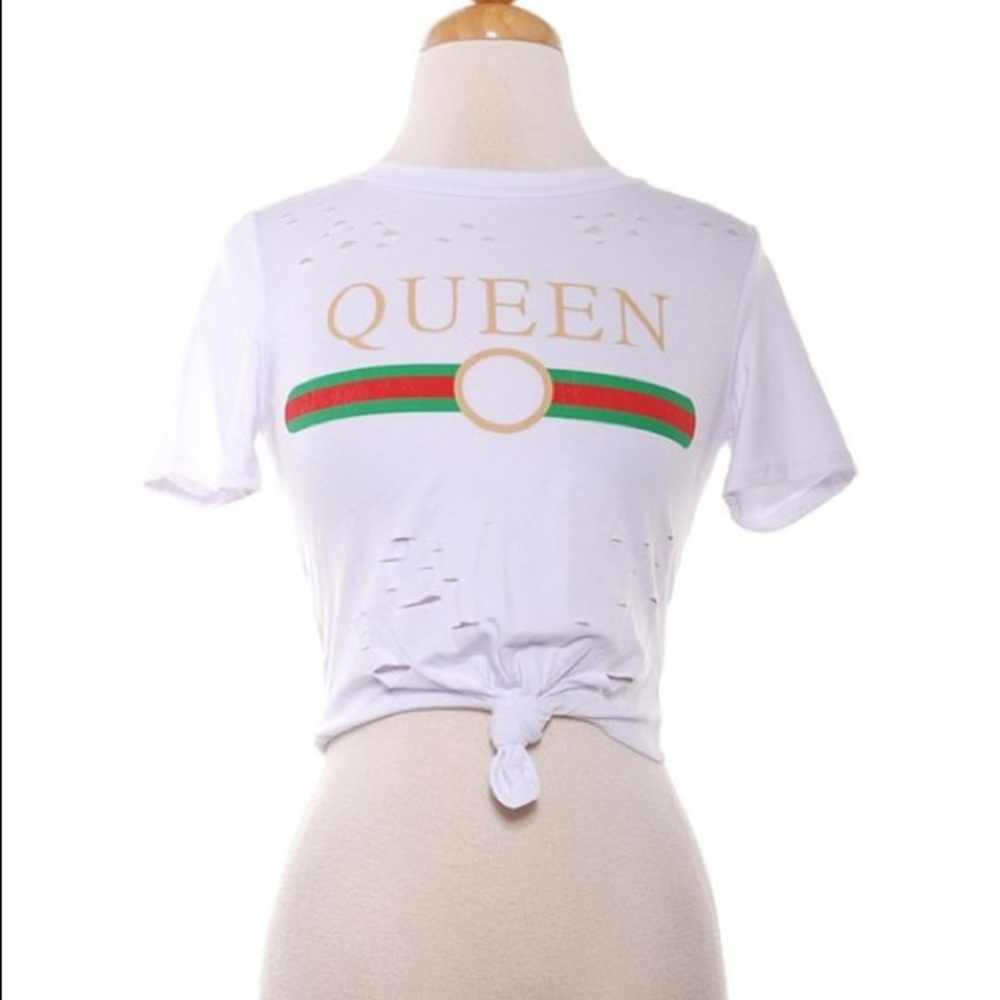 Gucci Inspired Shirt Queen Tee