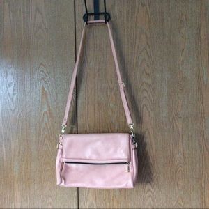 pink cross body purse