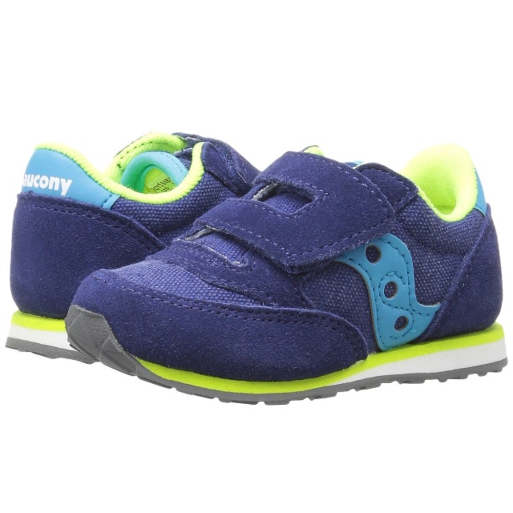 Saucony Boy Jazz Velcro Sneakers Sz 8